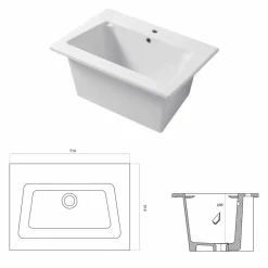 Viadurini Bathroom Keramikwaschbecken-Lavabo da Incasso und Appoggio Moderno in Ceramica Colorata Vinovo