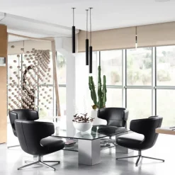 Viadurini Lighting Moderne Pendelleuchten-LED Einbau-Pendelleuchte aus weißem oder schwarzem Aluminium - Rebolla