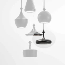 Aldo Bernardi Moderne Pendelleuchten-LED Hängeleuchte Made in Italy aus Keramik – Lustrini L4