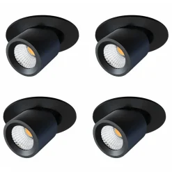 Viadurini Lighting Moderne Deckenleuchten-Led Projektor Verstellbare Deckenleuchte aus Aluminium 4 Stück - Etruskisch