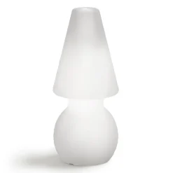 Viadurini Lighting Design Beleuchtung-Led Stehlampe aus weißem Polyethylen Made in Italy - Alvarez