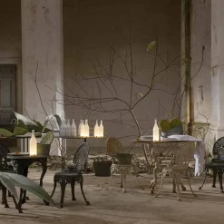 Viadurini Lighting Design Tischlampen-Led Tischlampe in weißem Milchglas Modernes Design - Flasche