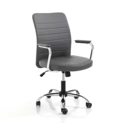 Viadurini Living Bürosessel-Leder-Bürosessel und verstellbarer Gaslift – Radon