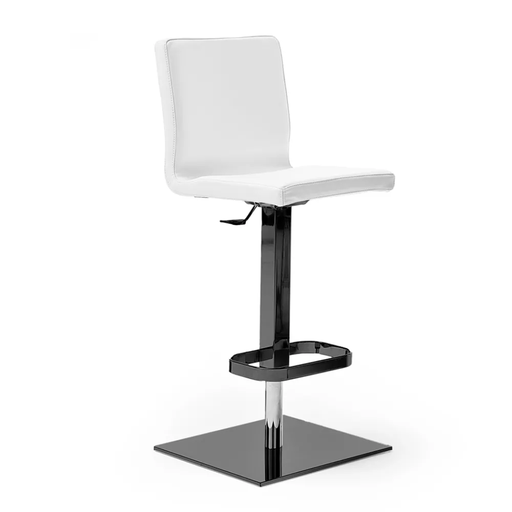 Viadurini Living Küchenhocker-Lederhocker mit drehbarem Gaslift, hergestellt in Italien – Schmuck
