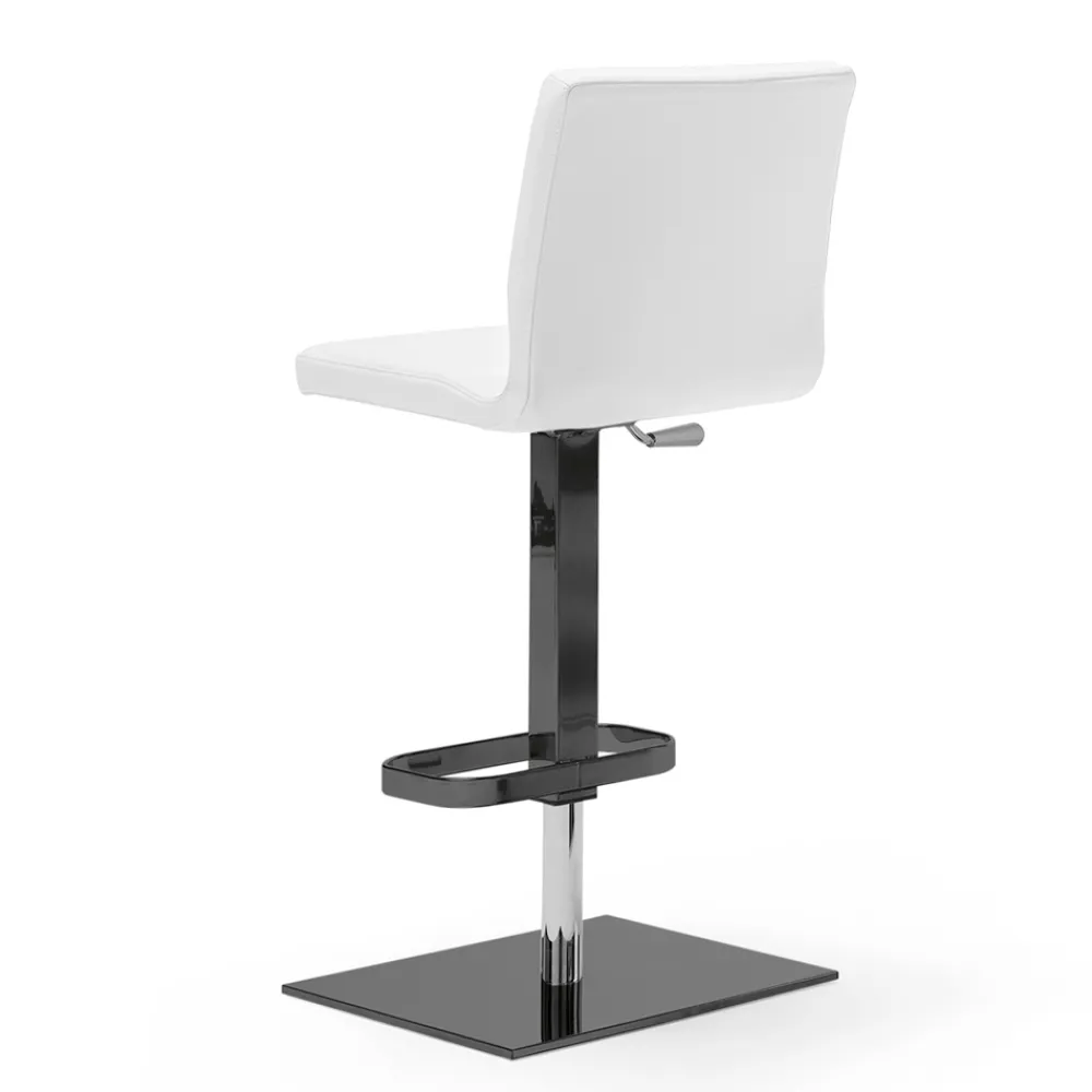 Viadurini Living Küchenhocker-Lederhocker mit drehbarem Gaslift, hergestellt in Italien – Schmuck