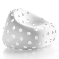 Viadurini in the Garden Lichtmöbel-LED-Leuchtsessel für den Außenbereich aus weißem Polyethylen Made in Italy - Asso