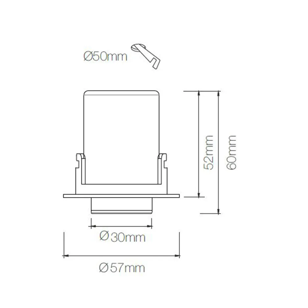 Viadurini Lighting Moderne Deckenleuchten-LED-Projektor-Deckenlampe aus weißem oder schwarzem Aluminium 4 Stück - Etruskisch