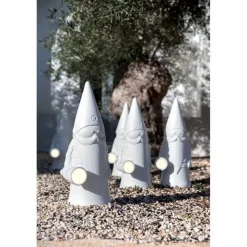 Viadurini Lighting Design Beleuchtung-LED-Stehlampe im Freien in weißem Technopolymer Modernes Design - Nano