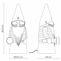 Viadurini Lighting Design Beleuchtung-LED-Stehlampe im Freien in weißem Technopolymer Modernes Design - Nano