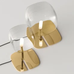 Viadurini Lighting Moderne Tischlampen-LED-Tischlampe mit Metallstruktur Made in Italy - Donatina