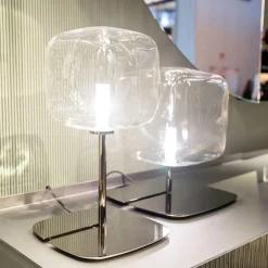 Viadurini Lighting Moderne Tischlampen-LED-Tischlampe mit Metallstruktur Made in Italy - Donatina