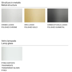 Viadurini Lighting Moderne Tischlampen-LED-Tischlampe mit Metallstruktur Made in Italy - Donatina