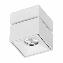 Viadurini Lighting Moderne Wandleuchten-LED-Wand- oder Deckenstrahler aus weißem oder schwarzem Aluminium - Vernon