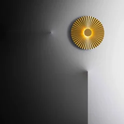 Il Fanale Design Wandleuchten-LED-Wandleuchte aus plissiertem Messing Made in Italy - Pliè von