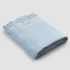 Viadurini Textile Bettlaken-Leinen Doppelbettlaken mit Poema Lace, 3 Oberflächen - Dulcis