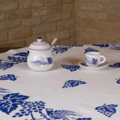 Viadurini by Marchi 1633 Tischdecken-Leinentischdecke von hoher Handwerkskunst mit italienischem Kunstdruck