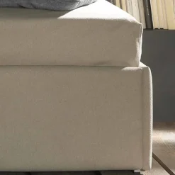 Bolzan Letti Maßgeschneiderte Möbel|Polsterbetten-Letto singolo con testiera sagomata und pannello laterale, Line8 Bolzan