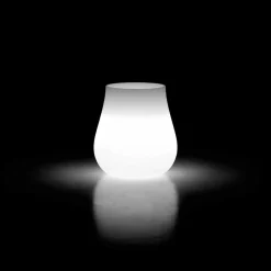 Viadurini in the Garden Lichtmöbel-Leuchtende Vase für Outdoor-Design Drop in Polyethylen Made in Italy - Monita