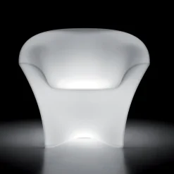 Viadurini in the Garden Lichtmöbel|Sessel Kunststoff-Leuchtender Outdoor-Sessel aus Polyethylen mit LED-Licht Made in Italy - Conda