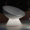 Viadurini in the Garden Lichtmöbel-Leuchtender Outdoor-Sessel aus Polyethylen mit LED-Licht Made in Italy - Desmond