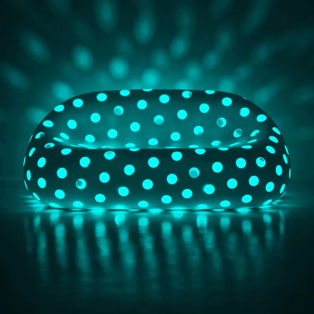 Viadurini in the Garden Lichtmöbel-Leuchtendes Outdoor-Sofa aus Polyethylen mit LED Made in Italy - Asso