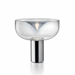 Leucos Design Tischlampen-Aella Tischlampe RGB Led in modernem Design aus Kristallglas