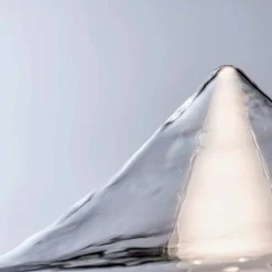 Leucos Design Tischlampen-Aella Tischlampe RGB Led in modernem Design aus Kristallglas