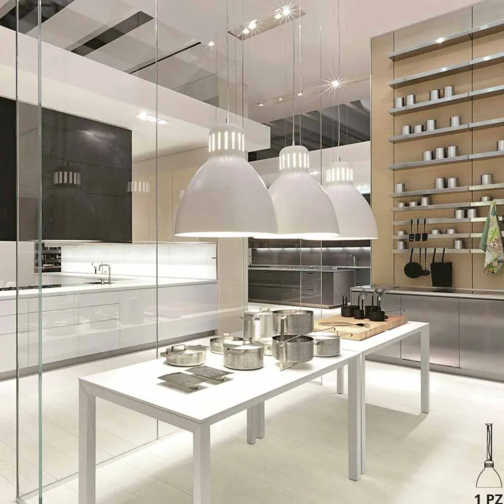 Leucos Moderne Pendelleuchten-The Great JJ Moderne Hängeleuchte aus Aluminium