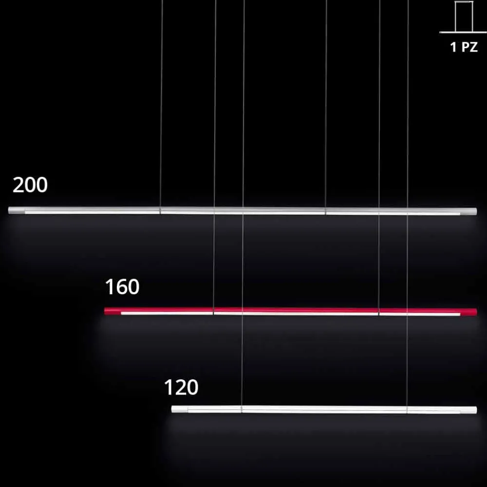 Leucos Designer Pendelleuchten-Volta Hängeleuchte verstallbar 360° mit Touch Dimmer