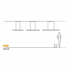 Leucos Designer Pendelleuchten-Volta Hängeleuchte verstallbar 360° mit Touch Dimmer