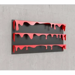 Mabele Moderne Design Bücherregale-Library Motiv Kolata 130x70 (3 Böden)