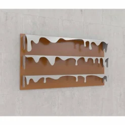 Mabele Moderne Design Bücherregale-Library Motiv Kolata 130x70 (3 Böden)