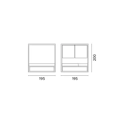 Viadurini in the Garden Gartensofas-Liegende Outdoor-Tagesliege mit weißer Aluminiumstruktur - Jurica