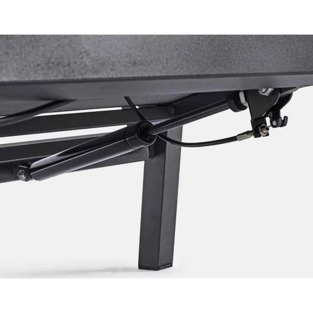 Viadurini in the Garden Metallsessel-Liegender Outdoor-Sessel aus Stoff und Aluminium, 2 Stück - Nathy