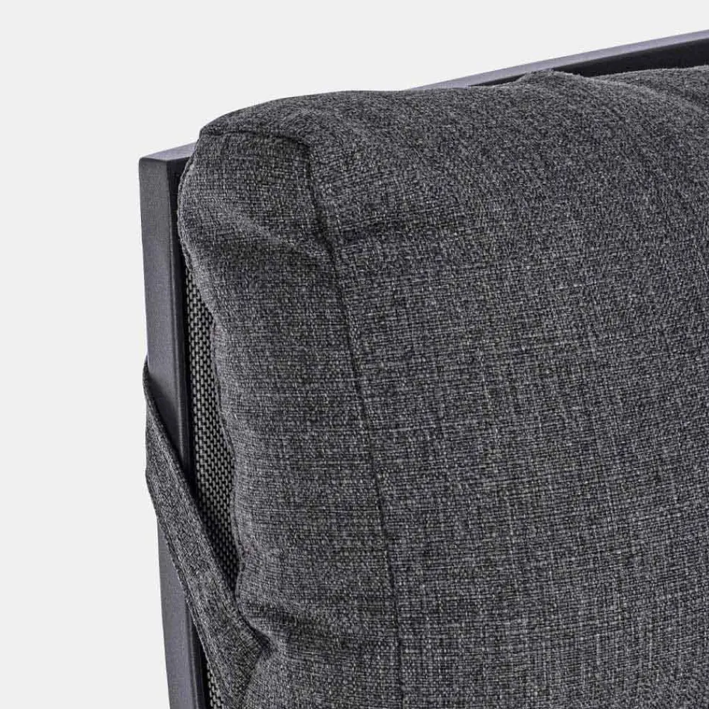 Viadurini in the Garden Metallsessel-Liegender Outdoor-Sessel aus Stoff und Aluminium, 2 Stück - Nathy