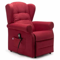 Viadurini Living Aufstehsessel Und Massagesessel-Lift Relax Armchair mit 2 Motoren Lift Relax Räder, Made in Italy - Marlene