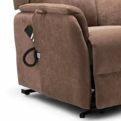 Viadurini Living Aufstehsessel Und Massagesessel-Lift Relax Lift Chair mit 2 Motoren, mit Rädern, High Quality - Juliette