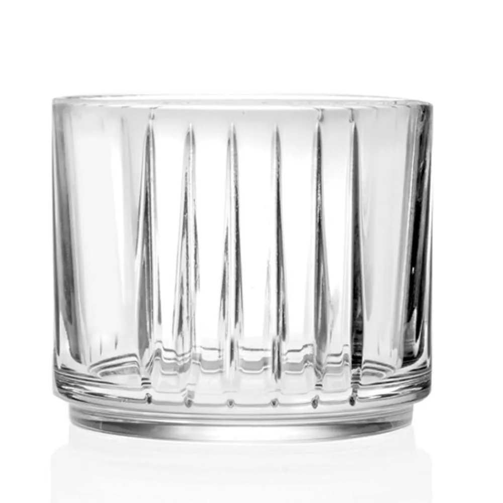 Viadurini Kitchen Italienisches Kristallgeschirr-Likör-Set aus ökologischem Kristall, stapelbar 3 Stück - Spicco