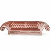 Viadurini Italian Sofas Klassische Sofas-Lineares Stoffsofa Baloo, mit geknöpfter Polsterung, hergestellt in Italien