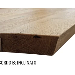 Viadurini Living Esstische Nach Mass|Esstische-Living Table in Faux Solid Oak mit verschiedenen Kanten Made in Italy - Treebeard