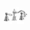 Viadurini Taps Waschbeckenarmaturen-3-Loch Messing Waschbecken Mixer Made in Italy - Binsu