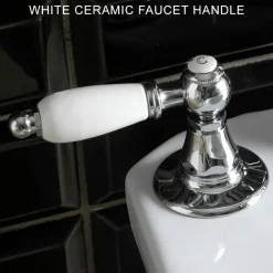 Viadurini Taps Bidetarmaturen-3-Loch-Bidetbatterie mit interner Lieferung aus Messing Made in Italy - Noriana