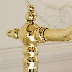 Viadurini Bathroom Waschbeckenarmaturen-3-Loch-Waschtischarmatur aus Messing im Vintage-Design Made in Italy - Ursula