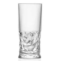 Viadurini Kitchen Italienisches Kristallgeschirr-Longdrinkgläser Set in Eco Crystal Square Dekoration 12 Stück - Ritmo