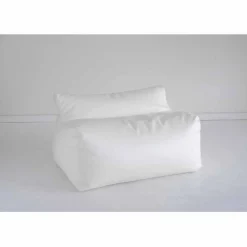 Trona Gartensofas-Lounge Sofa  aus weißen Kunstleder