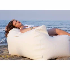 Trona Gartensofas-Lounge Sofa  aus weißen Kunstleder