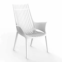 Vondom Gartenstühle Kunststoff-Loungesessel mit Armlehnen für den Außenbereich aus Kunststoff 4 Stück - Ibiza von