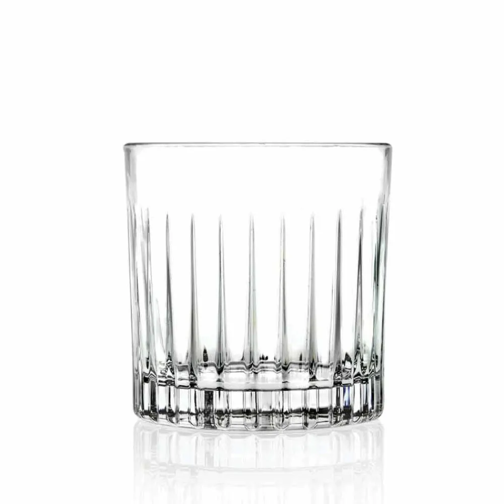 Viadurini Kitchen Italienisches Kristallgeschirr-Lowball Tumbler Basso Altmodische Brille für Cockatil 12 Stück - Senzatempo
