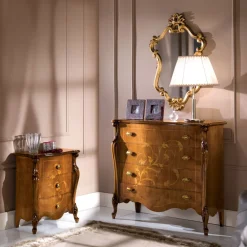 Viadurini Classic Wandspiegel-Luxuriöser Spiegel mit Blattgoldrahmen Made in Italy - Precious