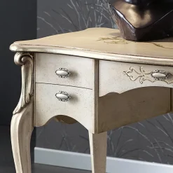 Viadurini Classic Design Schreibtische-Luxuriöser Wohnzimmerschreibtisch aus Holz mit 5 Schubladen Made in Italy - Caligola